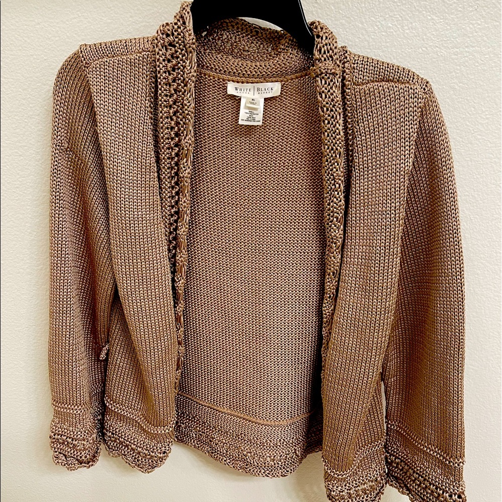WHITE HOUSE - BLACK MARKET KNIT JACKET